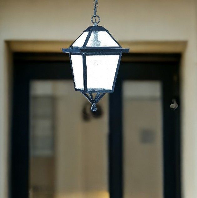 Hanging Lantern Light - Matte Black