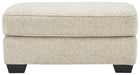 Haisley - Ivory - Ottoman - Simple Home Plus