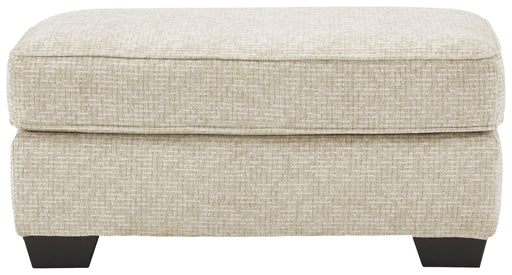 Haisley - Ivory - Ottoman - Simple Home Plus