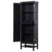 Lovegood - 2-Door Accent Cabinet - Rich Brown And Black - Simple Home Plus