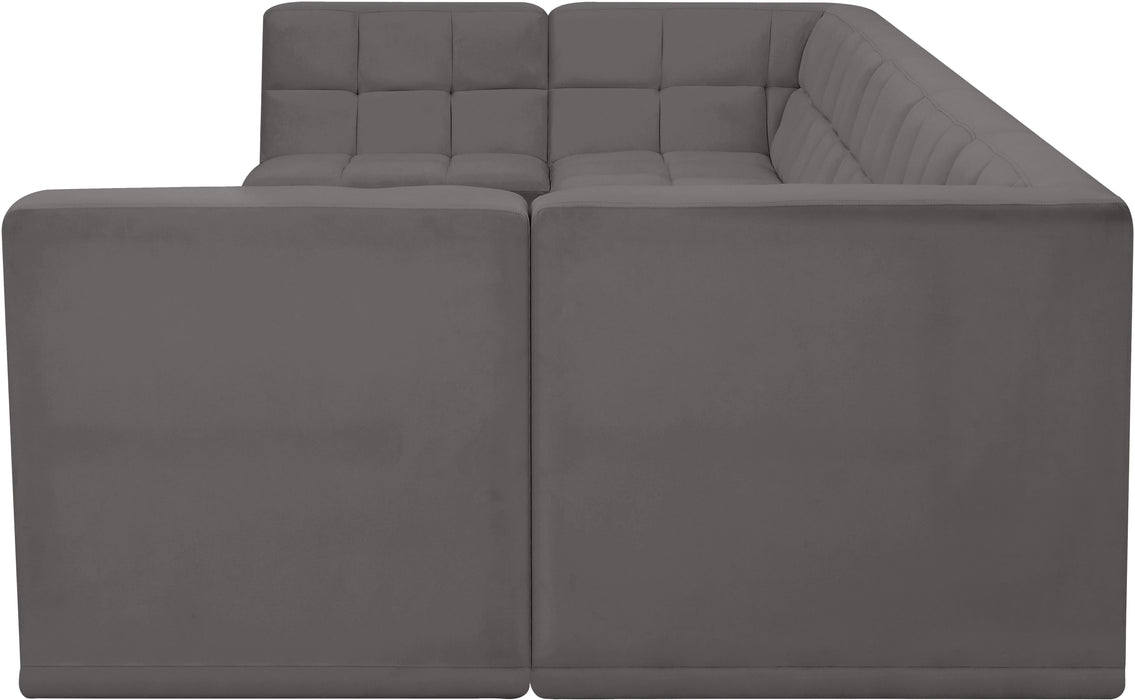 Relax - Modular Sectional 7 Piece - Gray