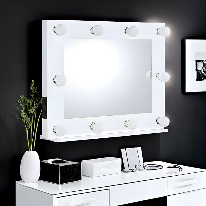 26" Accent Mirror - White