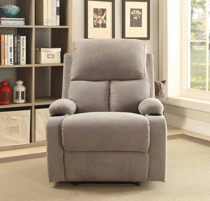 Linen Fabric Recliner - Beige