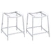 Jovani - Acrylic Backless Bar Stools (Set of 2) - Simple Home Plus