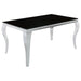 Carone - Rectangular Glass Top Dining Table - Simple Home Plus