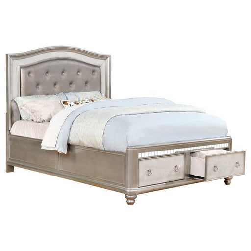 Bling Game - Upholstered Storage Bed Bedroom Set - Simple Home Plus