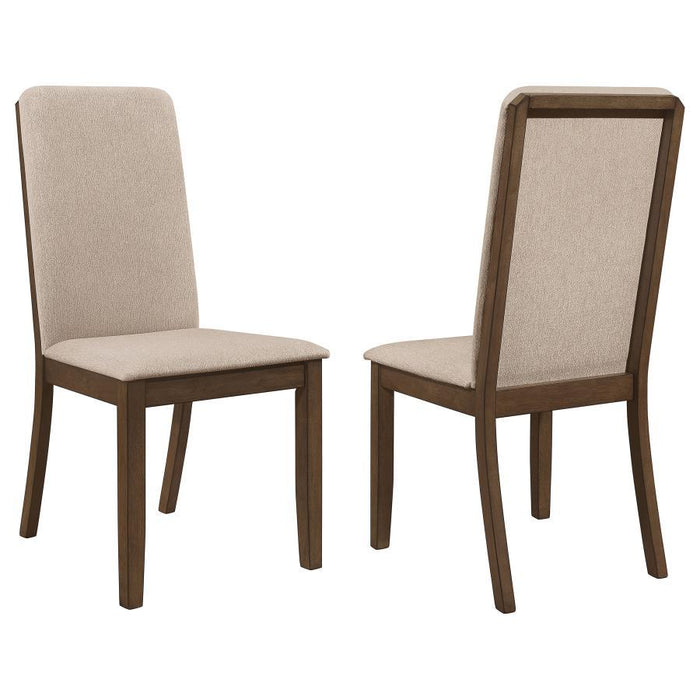 Wethersfield - Solid Back Side Chairs (Set of 2) - Latte - Simple Home Plus