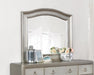 Bling Game - Arched Dresser Mirror - Metallic Platinum - Simple Home Plus