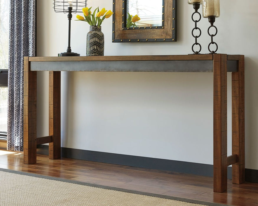 Torjin - Dark Brown - Long Counter Table - Simple Home Plus