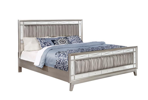 Leighton - Kids & Teens Panel Bed with Mirrored Accents - Simple Home Plus