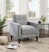 Bowen - Upholstered Track Arms Tufted Chair - Simple Home Plus