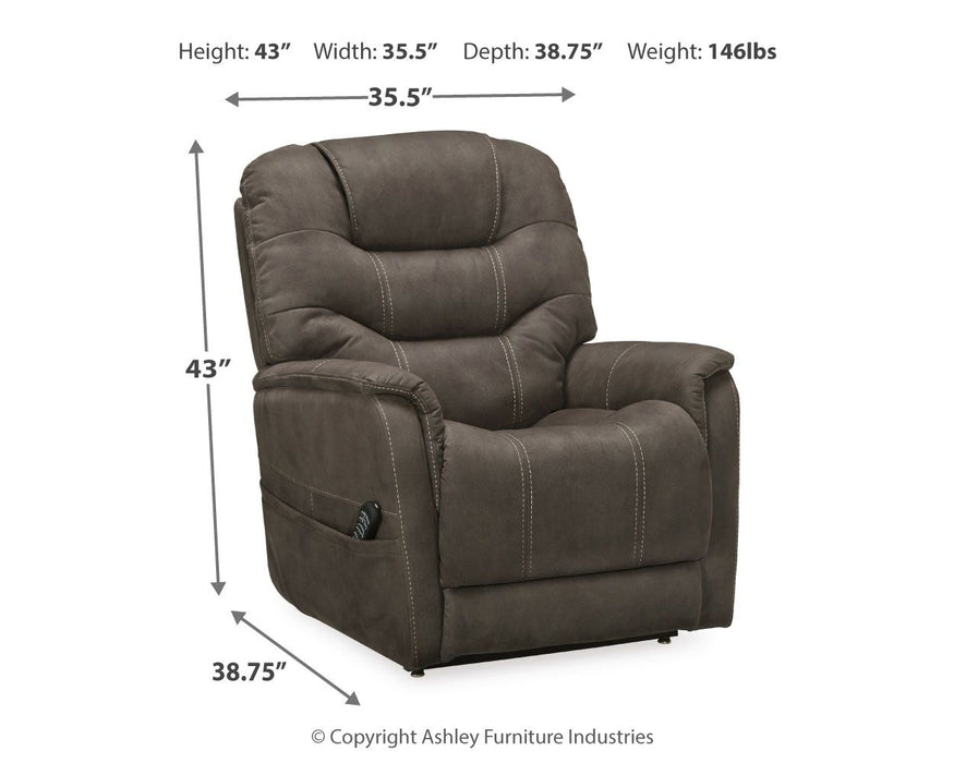 Ballister - Espresso - Power Lift Recliner - Simple Home Plus