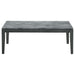 Mozzi - Rectangular Coffee Table Faux Marble - Gray And Black - Simple Home Plus