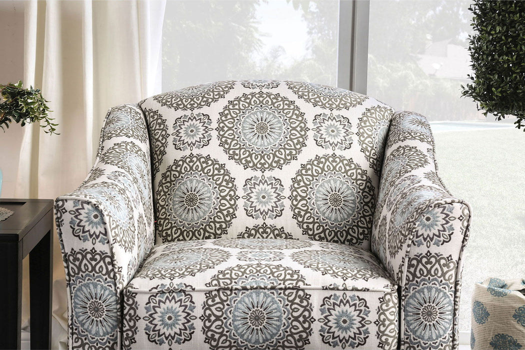 Misty - Chair - Ivory / Pattern - Simple Home Plus