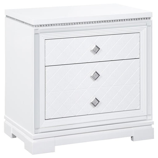 Eleanor - Rectangular 2-Drawer Nightstand - Simple Home Plus