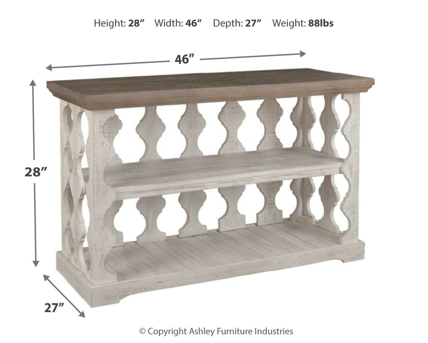 Havalance - Gray / White - Console Sofa Table - Simple Home Plus