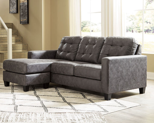 Venaldi - Gunmetal - Sofa Chaise - Simple Home Plus