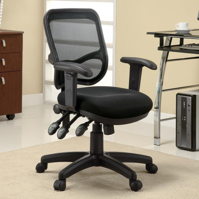 Rollo - Adjustable Height Office Chair - Black - Simple Home Plus