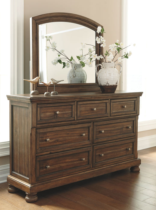 Flynnter - Dresser, Mirror - Simple Home Plus