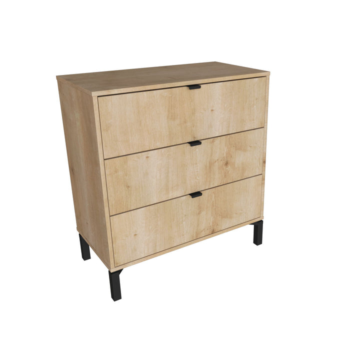 3 Drawer Dresser - Natural