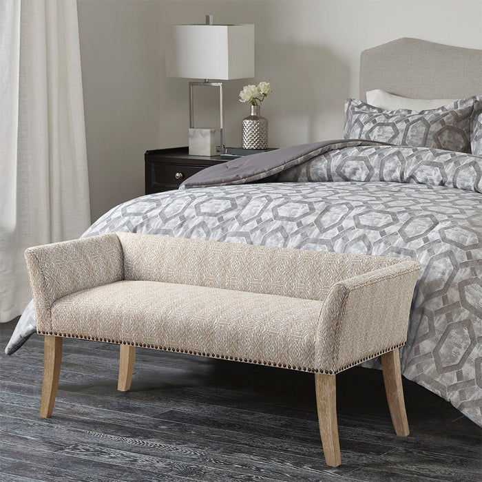 Welburn - Accent Bench - Taupe Multi