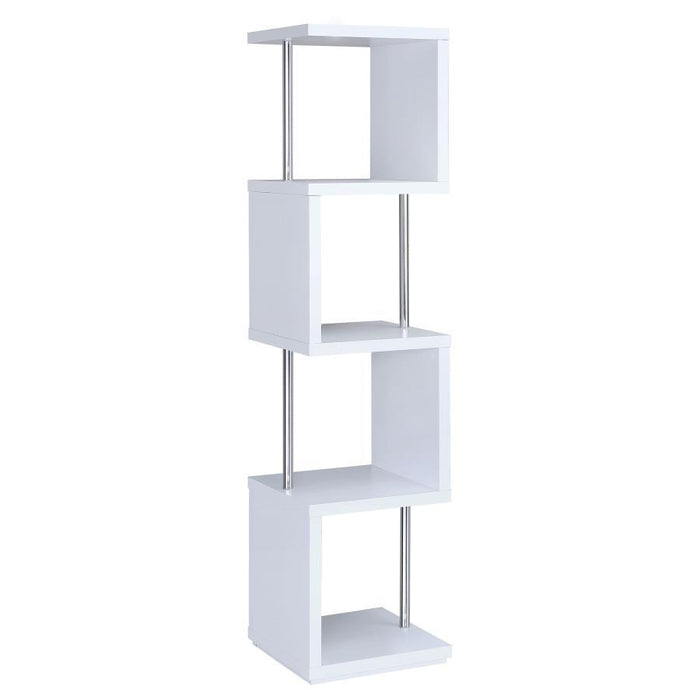 Baxter - 4-shelf Bookcase - Simple Home Plus