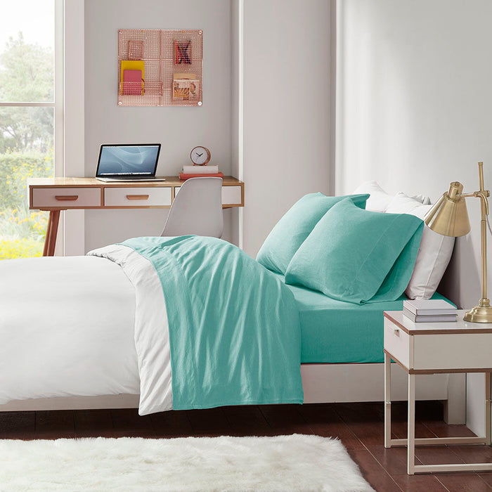 Twin Long All Season Sheet Set - Aqua