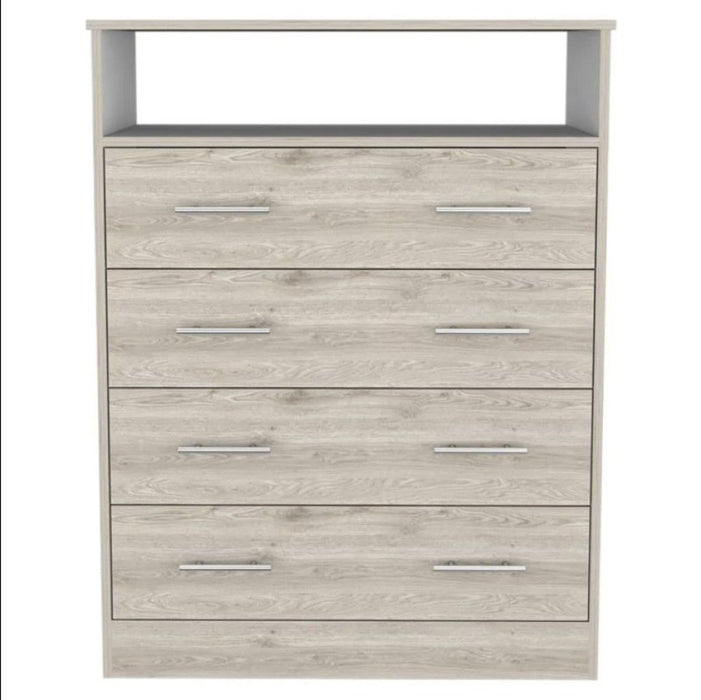 4 Drawer Dresser - Light Gray