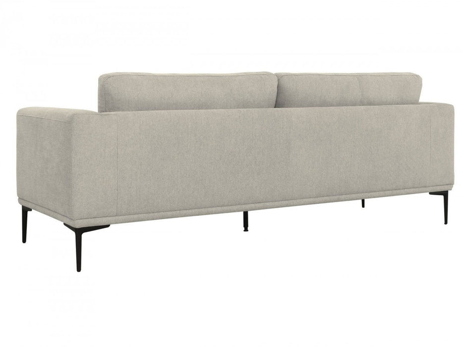 Sofa With Black Legs - Beige