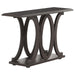 Shelly - C-Shaped Base Sofa Table - Cappuccino - Simple Home Plus