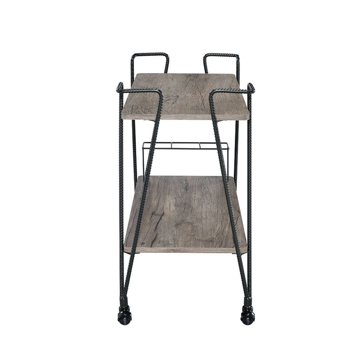 Metal Serving Cart - Black