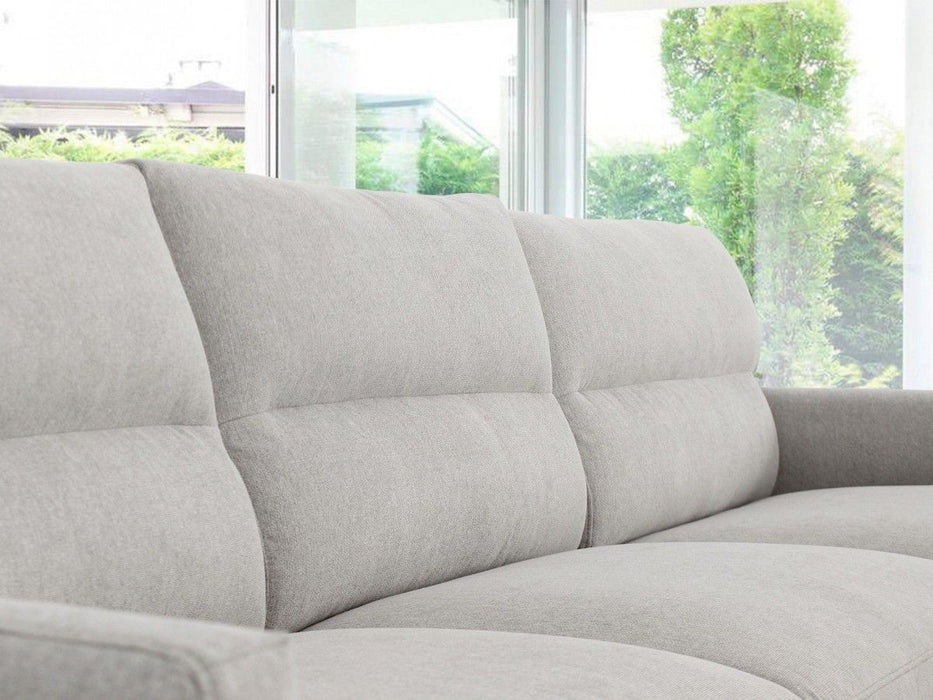 Contemporary Squared Edge Right Facing Sectional Sofa - Dove Gray