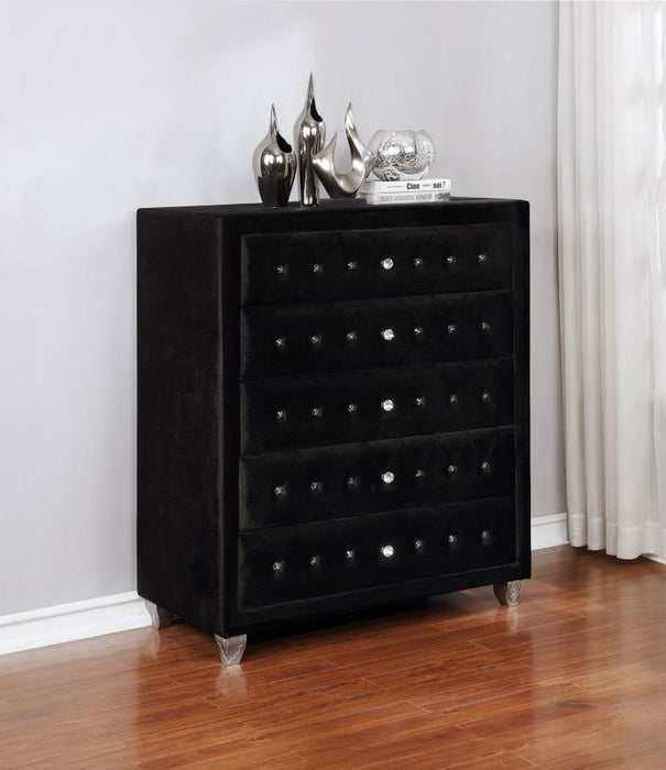 Deanna - 5-Drawer Rectangular Chest - Simple Home Plus