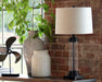 Talar - Clear / Bronze Finish - Glass Table Lamp - Simple Home Plus