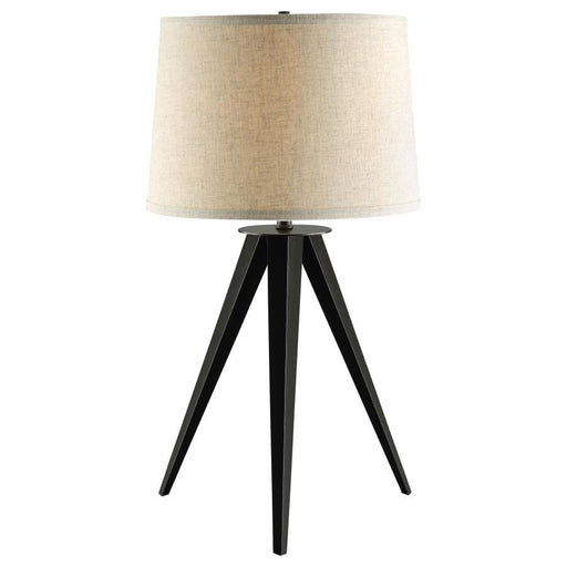 Sabat - Tripod Base Table Lamp - Black And Light Gray - Simple Home Plus