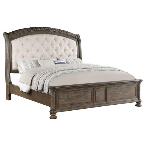 Emmett - Tufted Headboard Panel Bed - Simple Home Plus