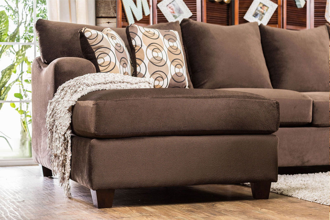 Wessington - U-Shaped Sectional - Chocolate - Simple Home Plus