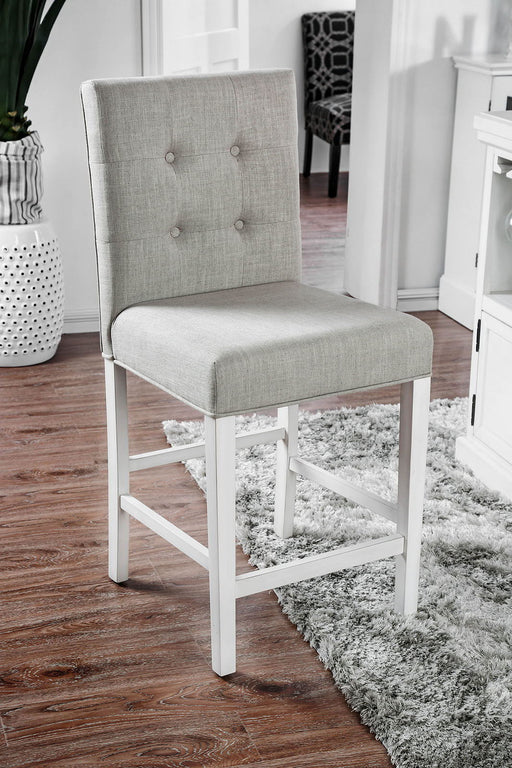 Sutton - Counter Height Chair (Set of 2) - Antique White - Simple Home Plus