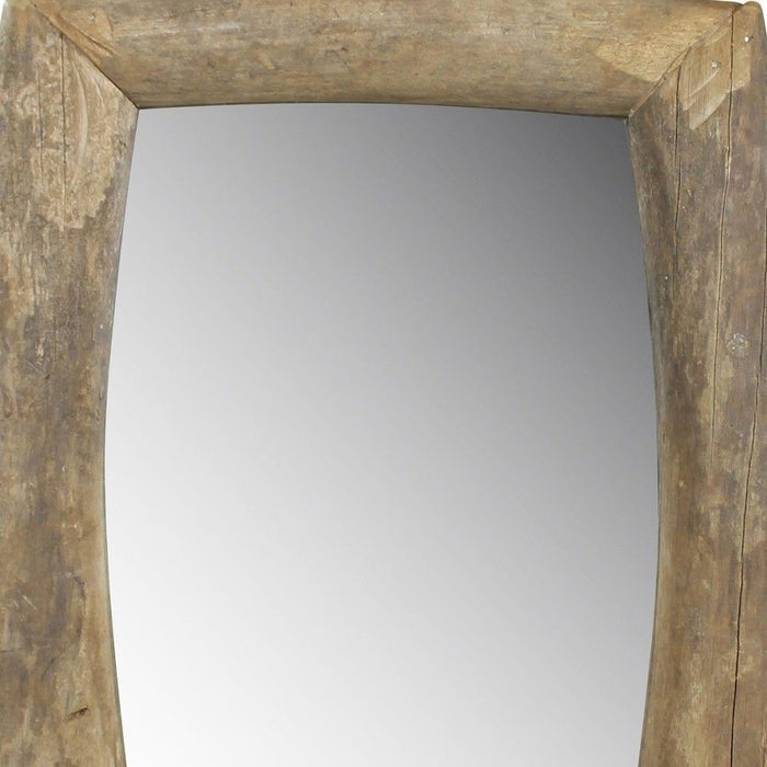 Wooden Wall Mirror - Natural