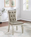Adelina - Side Chair (Set of 2) - Champagne / Warm Gray - Simple Home Plus