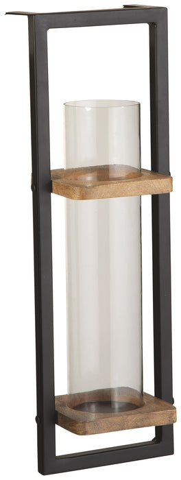 Colburn - Natural / Black - Wall Sconce - Simple Home Plus