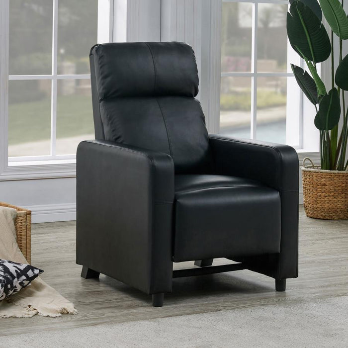 Toohey - Home Theater Push Back Recliner - Black - Simple Home Plus