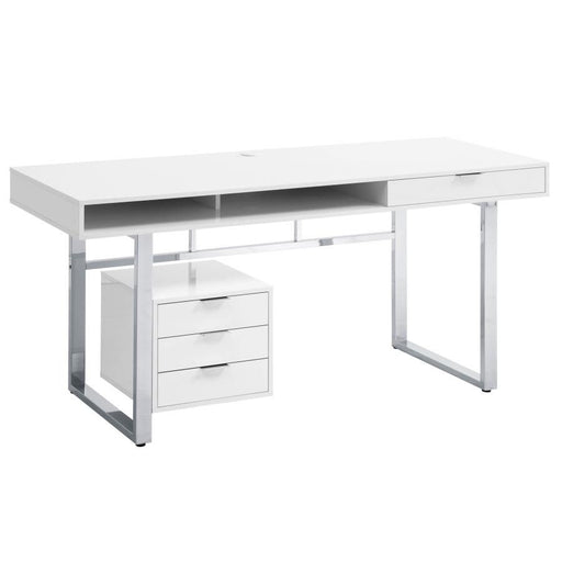 Whitman - 4-Drawer Writing Desk - Simple Home Plus