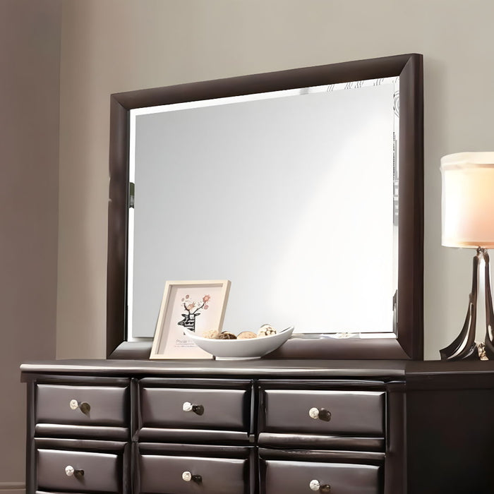 36" Dresser Mirror - Dark Merlot