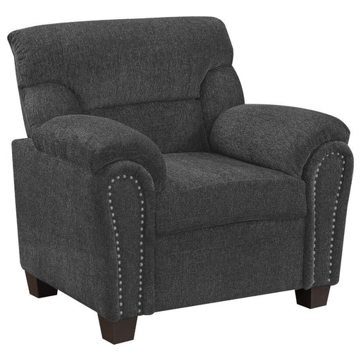 Clemintine - Upholstered Chair with Nailhead Trim - Simple Home Plus