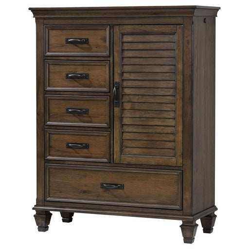 Franco - 5-Drawer Gentleman’s Chest - Simple Home Plus