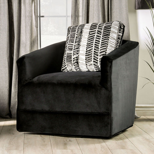 Modbury - Swivel Chair - Black - Simple Home Plus