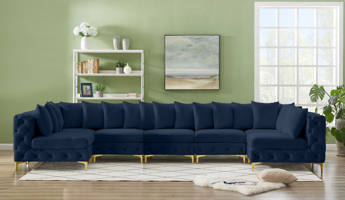 Tremblay - Modular Sectional 7 Piece - Navy