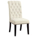 Alana - Tufted Back Upholstered Side Chairs (Set of 2) - Beige - Simple Home Plus