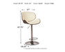 Bellatier - Adjustable Height Barstool - Simple Home Plus